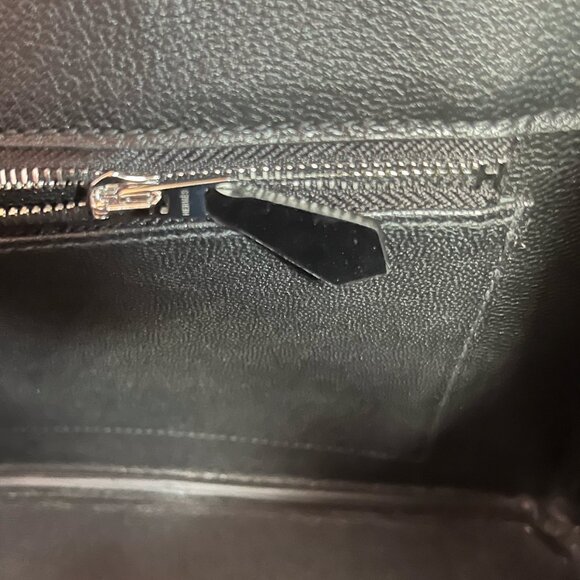 Wirkin Designer Inspired Black Box Smooth Leather 32 CM Bag - Picture 13 of 13